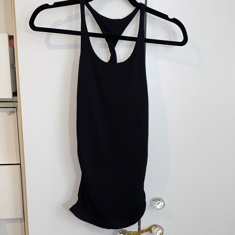 bebe Black Twist Tank Top